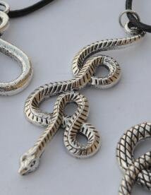 Gothic Snake  Serpent Necklace