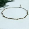 Green Witch//Brass Branch Necklace,Bronze Twig Collar,Woodland Accessory, Witch, Forest Choker Gift,Elven Statement Jewelry