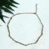Green Witch//Brass Branch Necklace,Bronze Twig Collar,Woodland Accessory, Witch, Forest Choker Gift,Elven Statement Jewelry