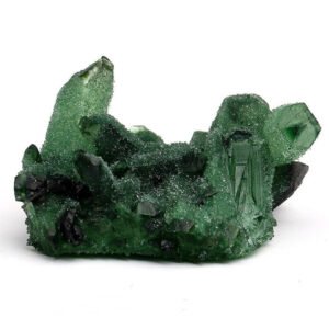 Magicun Crystal~Green crystal cluster home lucky town house evil spirits ornaments original stone degaussing Feng Shui transshipment