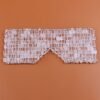 Crystal Eye Mask Curtain Sleeping Mask Rose Quartz Therapy Facial Massager