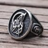 Vintage Punk Gothic Sickle Skull Ring