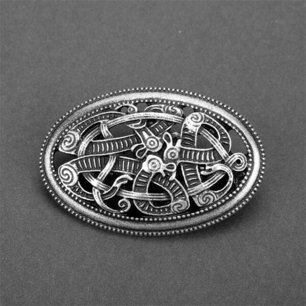 Rune Compass Nordic Viking  Compass Badge Wicca Norse Brooch Ancient Mythology Asatru Jewelry