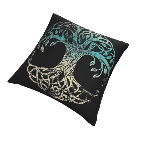 Tree Of Life Throw Pillow Case Viking Norse Mythology Sofa Decor