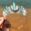 Crystal Witch Crown Crystal Headwear Moon Bridal Headband