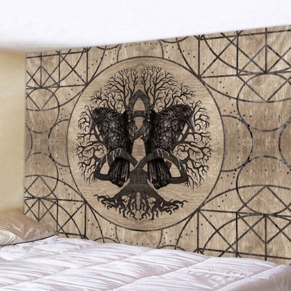 Mysterious  Tree of Life decoration tapestry Mandala psychedelic scene wall tapestry