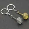 Thor Hammer Keychain Mjolnir Keyring Key Chain Ring Viking Odin Norse Mythology Weapon Nordic
