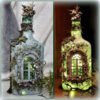 Luminous Wine Bottle Lamp Luminous Resin Ornaments Home Decoration