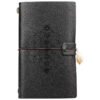 Black magic runes notebook charka blending with natural crystal column
