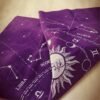 Triple Moon Pentagrams Pagan Altar Cloth Flannel Tarots Cloth