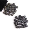 25Pcs Natural Chakra Various Cube Crystals Runes Metal Symbol Fortune-telling Divination Rock Stones