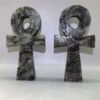 large size labradorite anka cross crystal egyptian key of life ankh