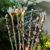 Witch Crystal Wand Amethyst Altar Wand Spells Wizard Wand Magic Wand Princess Wand Fairy Wands Ritual Tool Altar Adornment|