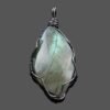 Irregular Raw Stone Labradorite Natural Stones Healing Reiki Pendant