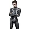 Halloween Skeleton Printed Bodysuit Cosplay Costumes Suit Women Jumpsuit Disfraz Halloween Mujer Scary Costumes Disfraz Niña