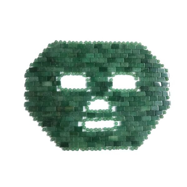 Crystal Eye Mask Curtain Sleeping Mask Rose Quartz Therapy Facial Massager