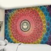 India Mandala Tapestry Psychedelic Hippie Carpet