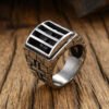 Gothic Men Prison Skull Ring