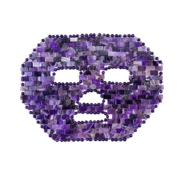 Crystal Eye Mask Curtain Sleeping Mask Rose Quartz Therapy Facial Massager