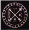 Triple Moon Pentagrams Pagan Altar Cloth Flannel Tarots Cloth