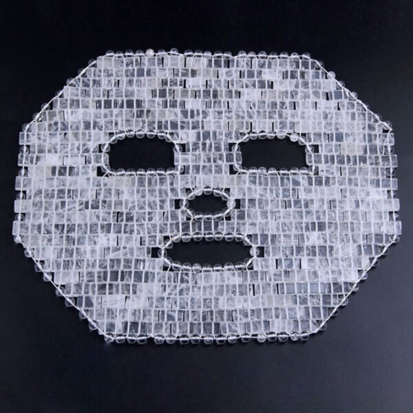 Crystal Eye Mask Curtain Sleeping Mask Rose Quartz Therapy Facial Massager