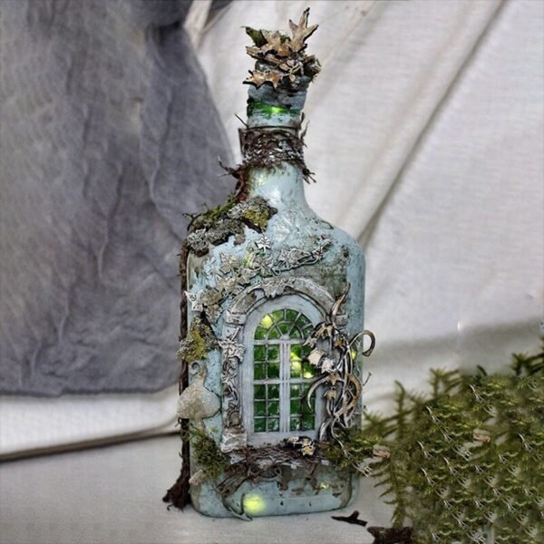 Luminous Wine Bottle Lamp Luminous Resin Ornaments Home Decoration