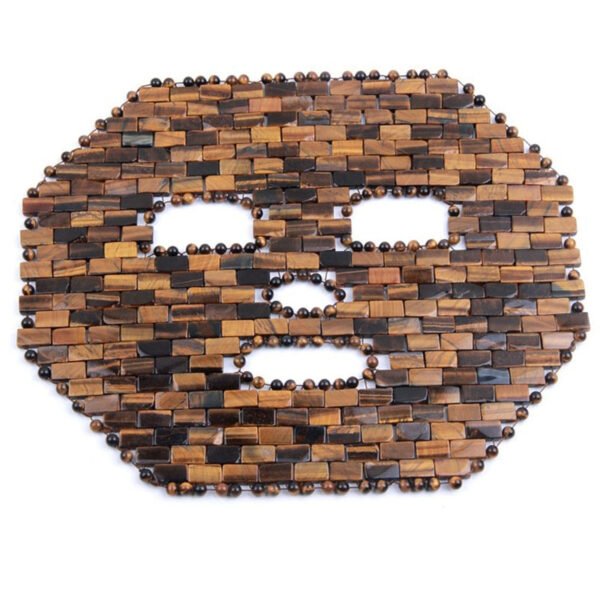 Crystal Eye Mask Curtain Sleeping Mask Rose Quartz Therapy Facial Massager