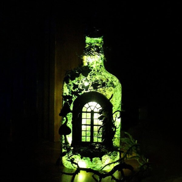 Luminous Wine Bottle Lamp Luminous Resin Ornaments Home Decoration