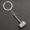 Thor Hammer Keychain Mjolnir Keyring Key Chain Ring Viking Odin Norse Mythology Weapon Nordic