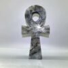 large size labradorite anka cross crystal egyptian key of life ankh
