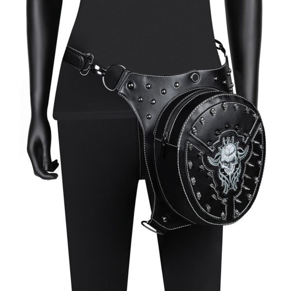 Punk Gothic Rivets Motorcycle Skull Bag