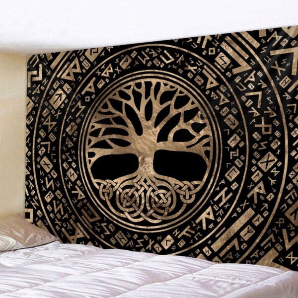 Mysterious  Tree of Life decoration tapestry Mandala psychedelic scene wall tapestry
