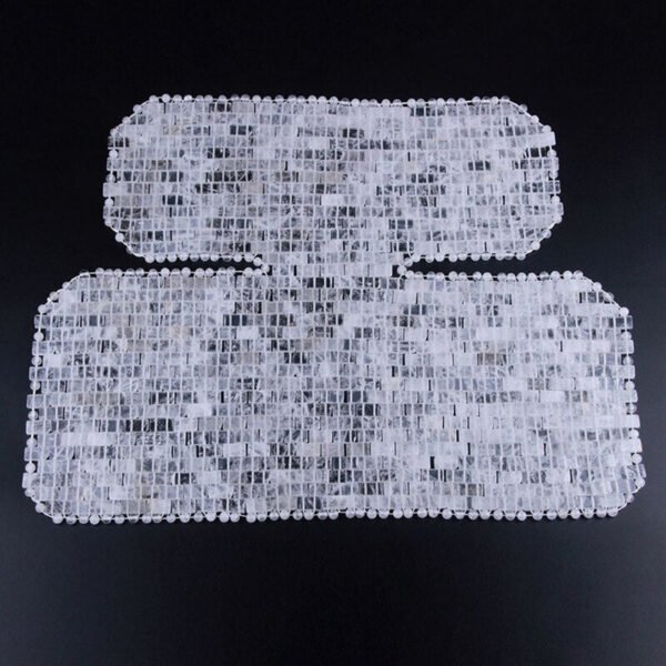 Rose Quartz Jade Neck Mask Beauty Massager Pink Crystal