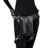 Steampunk Moto Hot Sale Halloween Black Retro Pu Female Bag