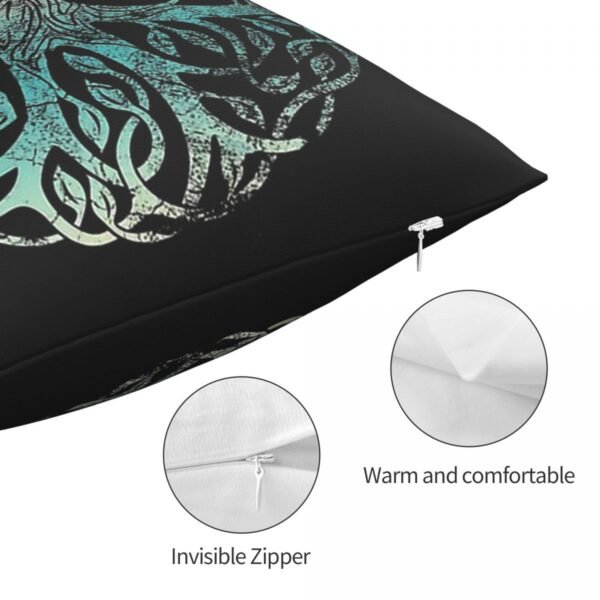 Tree Of Life Throw Pillow Case Viking Norse Mythology Sofa Decor