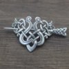 Norse Viking hair clip barrette celtic viking knot wicca vintage Hairpin Wedding Accessories