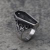 Unique Zombie Vampire Skull Biker Men's Ring
