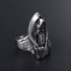 Vintage Punk Gothic Sickle Skull Ring