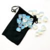 White Opalite Opal Rune Stone Runes Amulet Divination Crystal