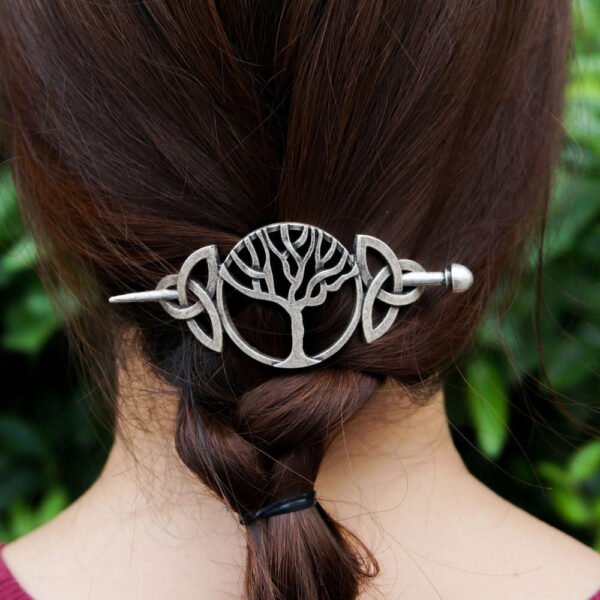 4.9*7cm wicca Viking tree of life Hairpins