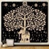 Mysterious  Tree of Life decoration tapestry Mandala psychedelic scene wall tapestry