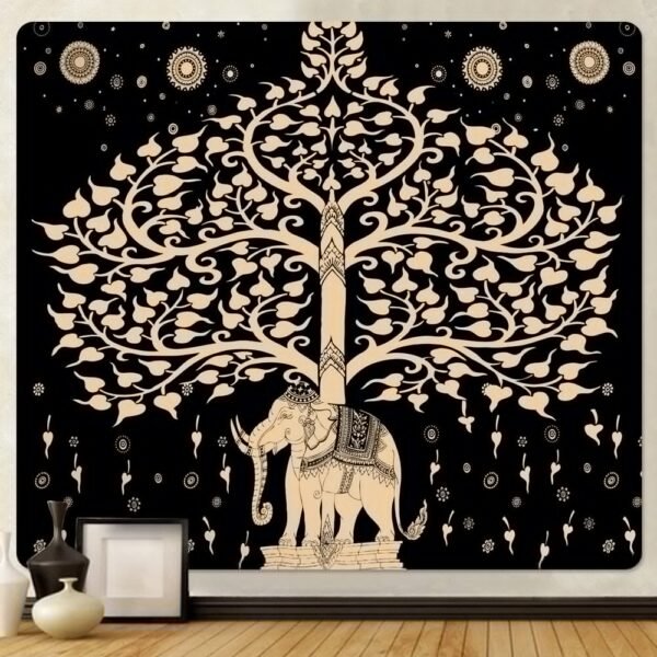 Mysterious  Tree of Life decoration tapestry Mandala psychedelic scene wall tapestry