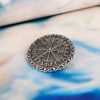 Rune Compass Nordic Viking  Compass Badge Wicca Norse Brooch Ancient Mythology Asatru Jewelry