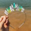 Crystal Witch Crown Crystal Headwear Moon Bridal Headband