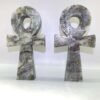 large size labradorite anka cross crystal egyptian key of life ankh