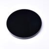 Natural Black Obsidian Circle Disk Round Plate  Mirror Smoking Crystal Stone