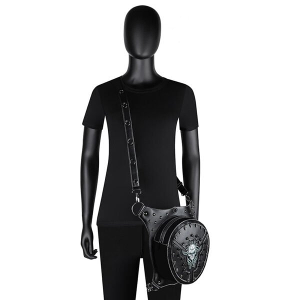 Punk Gothic Rivets Motorcycle Skull Bag