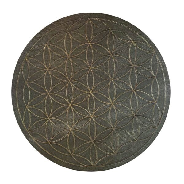 Flower Of Life Crystal Energy Disk Altar Astrolabe Dowsing Pendulum Divination Props Mysterious Decoration