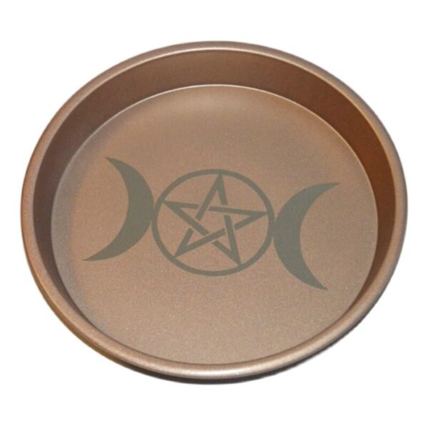 Three-phase moon Metal Goblet Pentagram pentacle Hand bell