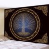 Mysterious  Tree of Life decoration tapestry Mandala psychedelic scene wall tapestry